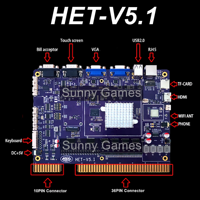 Placa de juego vertical Lightning Edition 2 Follow the Banana Nudge Skill HET PCB para máquinas recreativas de arcade