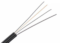 Cable de caída con 7 cables de acero trenzado Gjyxfch/gjyxch G57a1 Cable de fibra óptica 2 4 8 12 24 núcleos Cable de caída 1 núcleo 1 acero 1km