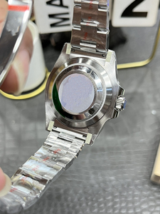 Cao cấp thời trang phong trào tự động cơ khí lặn xem nam sang trọng thép không gỉ màu đen Quay số không thấm nước ẩn khóa - Product Image 2