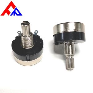 Vente en gros 10K 50K 100K Rhéostats de potentiomètre rotatif à arbre métallique - Product Image 3