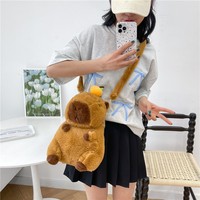 2025 nouveau KAPIBARA mignon tout match en peluche sac à main sac à dos femme dessin animé étudiants tout match Mao Mao sac