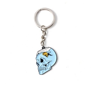 2024 porte-clés en émail doux et dur personnalisé en métal populaire porte-clés 2D/3D plaqué or - Product Image 6