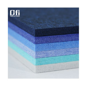 Panneaux acoustiques ignifuges Matériau écologique de réduction du bruit du cinéma Panneaux acoustiques en polyester - Product Image 1