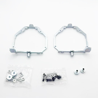 Autres accessoires d'éclairage automobile : Cadre de support de projecteur LED pour BMW Série 6 AFS 2004-2007, adaptateur de cadre de projecteur de phare de voiture