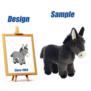 <span class=keywords><strong>Peluche</strong></span> Personalizzato di Alta Qualità Shengye, Giocattolo Creativo a Forma di Animale da Fattoria, Adorabile Regalo Unico, <span class=keywords><strong>Peluche</strong></span> a Forma di <span class=keywords><strong>Asino</strong></span> - Product Image 1