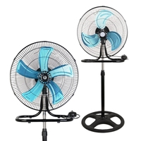 Ventilateur sur pied à batterie en stock, ventilateur de sol domestique, ventilateur tour sur pied en boîte ondulée