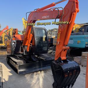 รถขุดตีนตะขาบฮิตาชิ ZX70 ขนาด 7 ตัน ปี 2022 รุ่นอเนกประสงค์ เครื่องยนต์อีซูซุ ปั๊มมอเตอร์ ผลิตในญี่ปุ่น สำหรับงานวิศวกรรม - Product Image 3