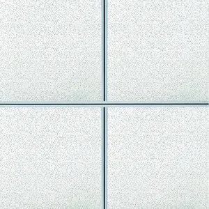 High Quality Acoustic Ceiling Tiles 600x600mm Mineral Fiber Ceiling Board For Commercial Buildings