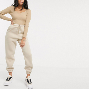 Private label di abbigliamento sportivo delle donne del cotone personalizzato signore <span class=keywords><strong>oversize</strong></span> pantaloni sportivi pantaloni - Product Image 1