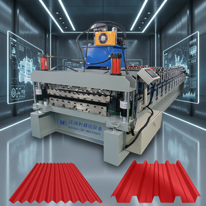Galvanized Steel Roofing & Zinc Roof Panel Roll Forming Machine Double Layer Motorized for Wall Use 380V/220V/440V - Product Image 1