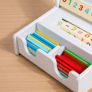 MarsMarie madera niños Montessori aritmética palo contando matemáticas niño enseñanza ayuda jardín <span class=keywords><strong>de</strong></span> infantes Primer Grado iluminación - Product Image 4