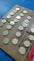 Flans métalliques plats de précision personnalisés en vrac 50mm/40mm pièces de monnaie en laiton cuivre en acier massif pour la gravure au Laser Logo lettre thème