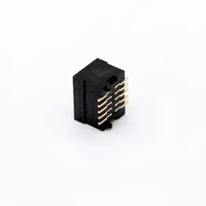 SMT 0.8mm Pitch 10Pin Au Plating Female Board To Board Dual Row Pin Connectors