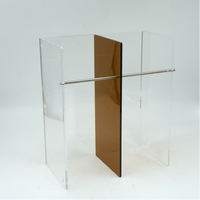 Ensemble d'accessoires de salle de bain écologiques, plateaux de rangement multifonctions à trois niveaux pour hôtel ou usage domestique