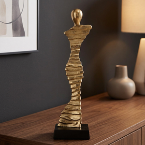 Aluminium <b>Figure</b> Sculpture Modern Art Home Decor Handmade Eco-Friendly Durable Tabletop Installation 15.2x15.2x43.2cm - Product Image 3