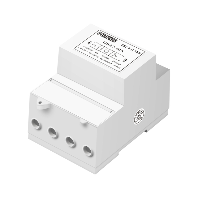 High-Attenuation Dual-stage PLC EMI Filter 40A Single-Phase with ESD Protection 50/60Hz Custom EMC Power Line Solution