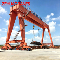 Pont roulant à double poutre européen de haute qualité 5t 10t 20t 32t 50t 100t Portée 18m 22m 26m 30m pour utilisation en chantier de construction
