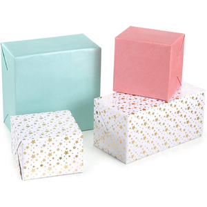 Magdalenas rectangulares de alta calidad de la caja de regalo del papel de Kraft del partido con la caja de papel de la tapa - Product Image 3