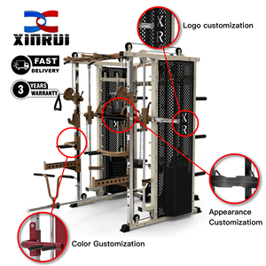Xinrui đa chức năng nhà phòng tập thể dục đa chức năng Thiết bị trạm Smith Máy Điện Giá đa chức năng trạm cho tập thể dục - Product Image 6