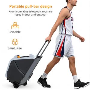Rebondisseur de basket-ball automatique portable, entraîneur de tir, machine de tir au basket-ball alimentée par batterie pour la maison, intérieur, extérieur, solo - Product Image 5