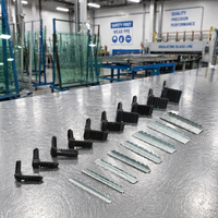 Venta al por mayor de materiales de vidrio aislantes modernos de acero caliente borde espaciador barra esquina llaves tornillo para puertas de ventanas de vidrio hueco de bajo costo