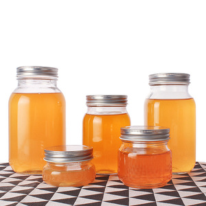 Glass Jar Supplier Wholesale Wide Mouth Mason Jar 8 oz 16 oz Mason Jar With <b>Lid</b> - Product Image 1