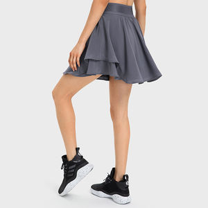 クイックドライ女子2-in-1テニスゴルフスコートアスレチックスカートショーツ、ジムトレーニングとワークアウト用インナーポケット付き - Product Image 6