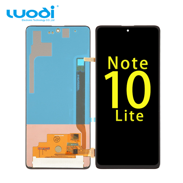 Mobile Phone Lcds for samsung galaxy Note 10 Lite Without Frame Original LCD Screen Replacement Touch Original 5g Display