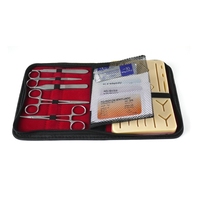 Kit de Suture pour bloc médical, ensemble de 10 pièces, pour étudiants chirurgicales, entraînement de Suture