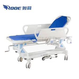 BD111 Hospital Patient Portable Ambulance Transfer Folding Stretcher Trolley