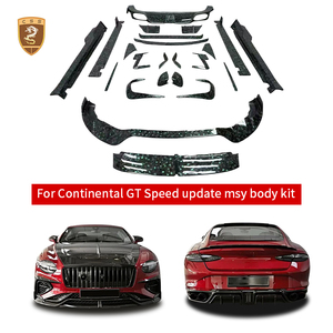 ชุดแต่งคาร์บอนไฟเบอร์สไตล์ MSY สำหรับ Bentley Continental GT รุ่นใหม่ล่าสุด ประกอบด้วย สเกิร์ตหน้า สเกิร์ตหลัง สเกิร์ตข้าง ฝาครอบกระจกมองข้าง สปอยเลอร์หลังคา - Product Image 1