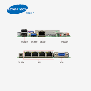 Bajo consumo de energía <span class=keywords><strong>Mini</strong></span>-<span class=keywords><strong>ITX</strong></span> Baja potencia DC12V PfSense Firewall <span class=keywords><strong>Mini</strong></span> <span class=keywords><strong>ITX</strong></span> Placa base con 4 puertos Ethernets Placa base pequeña - Product Image 3