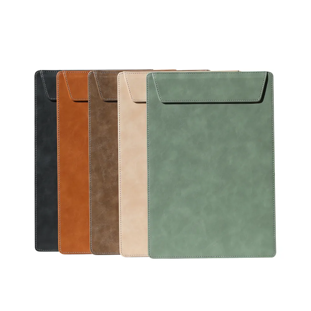 Китайская фабрика, индивидуальное тиснение, логотип, искусственная кожа, папка для документов A4, папка-портфель