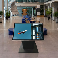 Écran tactile interactif de 55 pouces avec réglage multi-angles pour la navigation dans les centres commerciaux/aéroports/entreprises