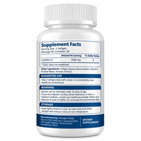 Urolithin A en gélules molles OEM 2000 mg – Soutient la fonction mitochondriale, l'énergie cellulaire et l'endurance – Complément alimentaire sans OGM – 120 gélules