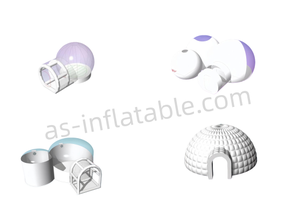 Carpa Esférica Inflable de PVC Resistente, Fácil de Instalar, Refugio para Eventos al Aire Libre - Product Image 5