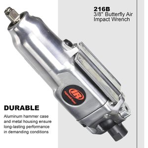 Clé à chocs pneumatique Ingersoll Rand 216B 3/8, couple maximal de 200 pi-lb, outil pneumatique en ligne - Product Image 4