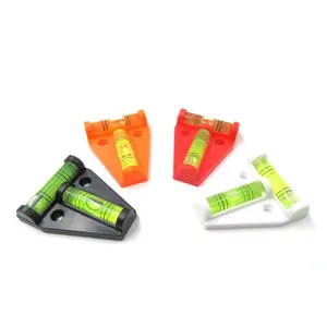 Multipurpose 2 Way Spirit Level T Shape plastic PMMA T type small spirit level Bubble Vial Small Spirit Bubble Level