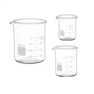 Herstellerchemie-Dreiecksbecher China <span class=keywords><strong>800ml</strong></span> 1000ml 100ml Doppelwandiger Glasbecher - Product Image 4