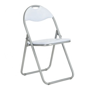 Silla Plegable de Metal con Cojín de Vinilo para Oficina <span class=keywords><strong>en</strong></span> Casa, Suministro de Fábrica - Product Image 4