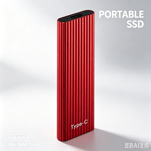 Groothandel Rode SSD-Harddisk 1TB tot 600MB/s USB 3.2 Gen 2 Externe Solid State Drive voor Gaming Studenten Professionals - Product Image 1