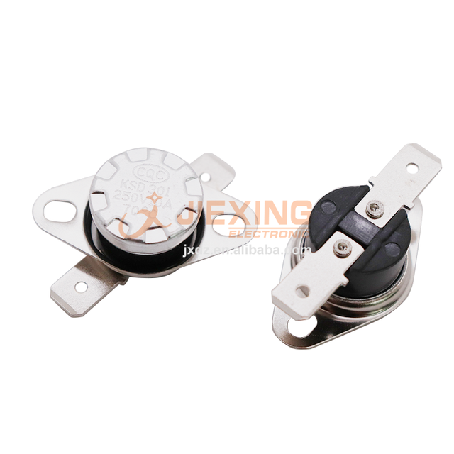 Thermal Protector KSD301 45 Degree ~ 300C Degree 10A 250V Temperature Control Switch Thermostat Moval Ring Normal Closed