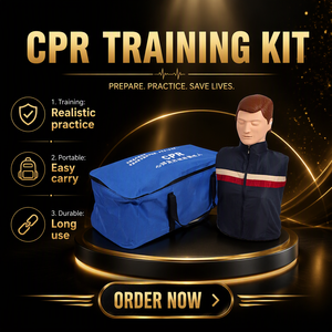 Simulador de RCP de medio cuerpo de PVC de alta simulación, realista, para compresión torácica, para práctica de primeros auxilios, escuela de medicina, entrenamiento de enfermería, CE - Product Image 6