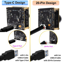 Módulo de Cámara Industrial Mini USB3.0 UVC ELP 12MP IMX577, 4K 60fps, 1080P 230fps, Gran Angular de 88 Grados, Sin Controlador, Compatible con Múltiples Sistemas Operativos