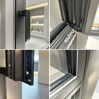 Fenêtre à battant et oscillo-battante en alliage d'aluminium à rupture de pont thermique, à ouverture intérieure, double vitrage, isolation thermique et phonique, écoénergétique