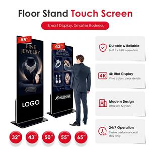 Kiosco Interactivo Táctil 4K con Soporte de Piso, Kiosco de Autoservicio - Product Image 1