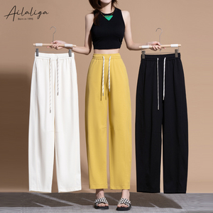 <span class=keywords><strong>Pantaloni</strong></span> a <span class=keywords><strong>Palloncino</strong></span> OEM Plus Size Personalizzati da Donna con Vita Elasticizzata e Coulisse - Casual, Comodi, Traspiranti - Product Image 1