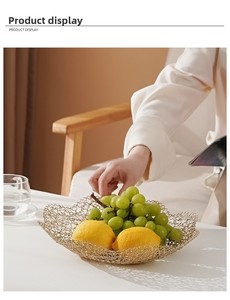 Plato de Frutas Estilo Cuenco de Hierro para Catering Hengyu, Resistente a Altas Temperaturas, Técnica de Soldadura Circular, Uso Diario en Restaurantes - Product Image 3
