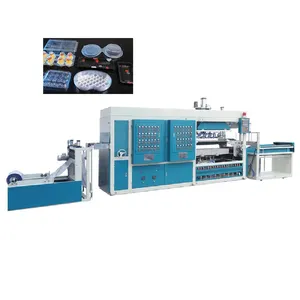 Fully Automatic Egg Carton Tray Small Vacuum Plastic Forming Machine