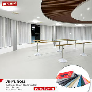พื้นเต้นรำไวนิล PVC สำหรับในร่ม ปลอดภัยสำหรับห้องเรียนเต้นบัลเลต์ ได้รับมาตรฐาน CE - Product Image 3